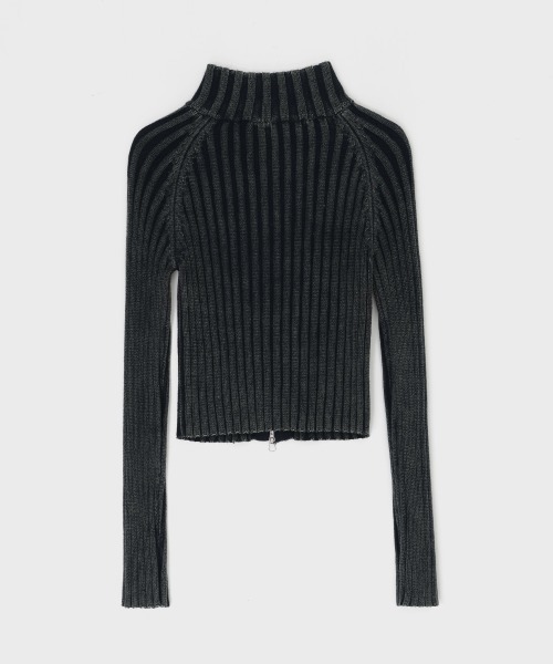 「BLACKUP」 ニットカーディガン ONESIZE カーキ レディース_画像8
