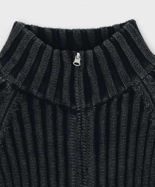 「BLACKUP」 ニットカーディガン ONESIZE カーキ レディース_画像9