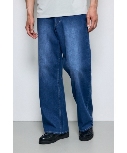 アズール AZULメンズ デニムセットアップ AZUL BY MOUSSY（アズールバイマウジー） ジーンズ AZUL DENIM アイス