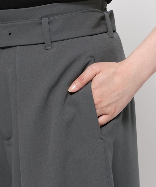 ワイドパンツ パンツ ポイントレースワイドパンツ(HARE) レディースの画像