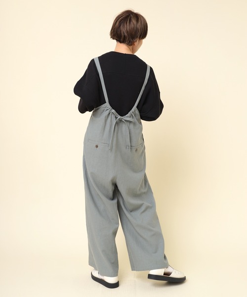 「RNA-N」 オーバーオール MEDIUM グレー レディース_画像7