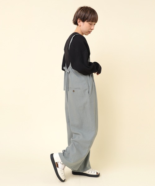 「RNA-N」 オーバーオール MEDIUM グレー レディース_画像8