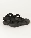 「Teva」 フラットサンダル 24cm ブラ...の詳細画像1