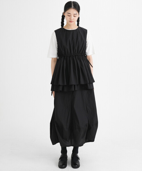 「Bshop」 ノースリーブブラウス ONE ブラック レディース_画像2