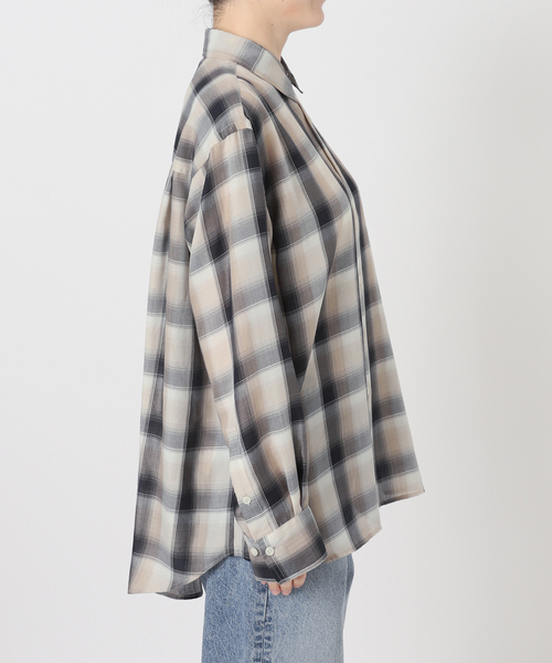 Spick＆Span（スピック アンド スパン） ブラウス シャツ PEチェック 