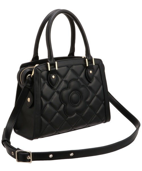MARY QUANT キルティング 2WAYバッグ ブラック MARY QUANT（マリークヮント） 2WAYバッグ FREE ブラック レディース