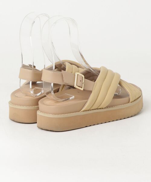 「MODE KAORI」 フラットサンダル 24cm ライトイエロー レディース_画像2