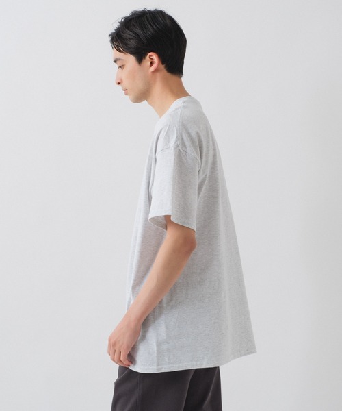 「WHIMSIC」 半袖Tシャツ FREE ライトグレー メンズ_画像2