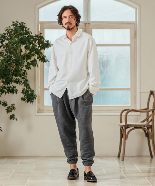 「Magine」 長袖シャツ 46 ホワイト メンズ_画像5