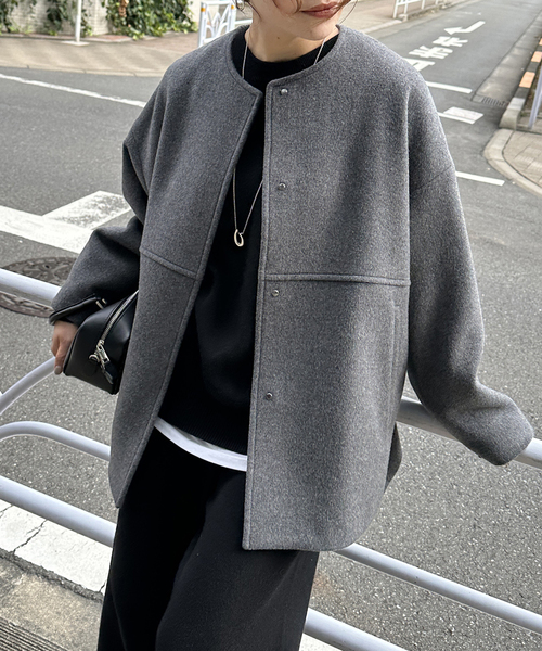 JOURNAL STANDARD（ジャーナルスタンダード） ノーカラーコート コート