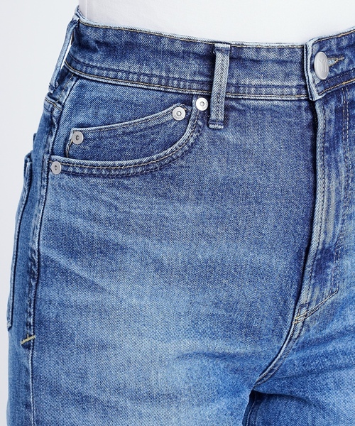 「YANUK」 デニムパンツ 23inch ブルー レディース_画像6