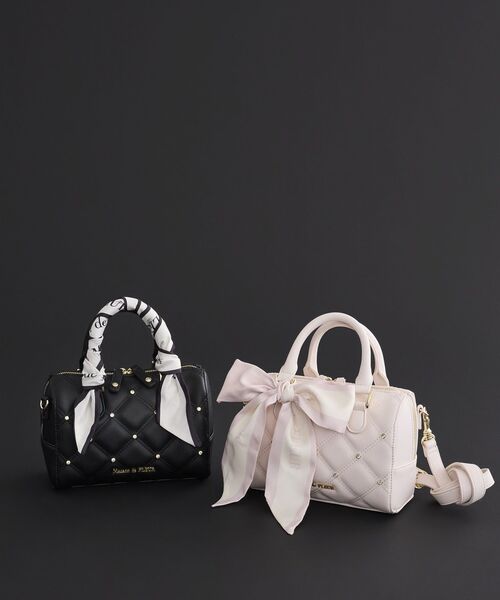 Maison de FLEUR（メゾンドフルール） ボストンバッグ スカーフ付き
