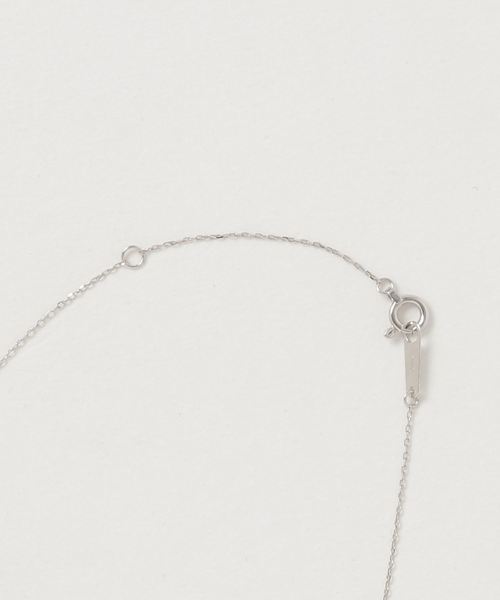 con affetto K10　ダイヤサークルネックレス　コンアフェット con affetto(ファッション) ネックレス K10ダイヤデザイン