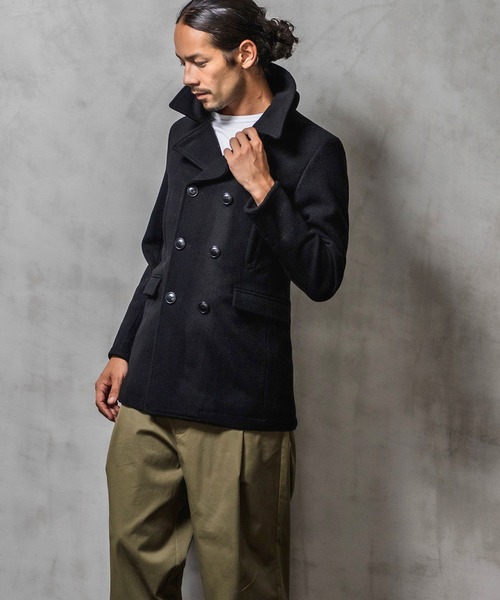 コート ピーコート Mj6723 ミドル丈メルトンpコート 840gメルトン Zozotown Paypayモール店 通販 Paypayモール