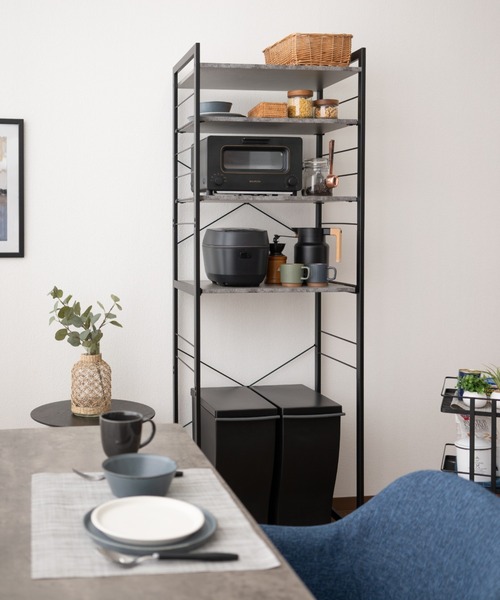 東京家具 収納 「HEIM」キッチンごみ箱上ラック60cm : ZOZOTOWN Yahoo