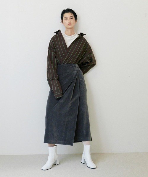tシャツ UNDECORATED アンデコレイテッド / CO SMOOTH TOP コットンスムースモックネックトップス / UDF21105 レデ UNDECORATED tシャツ アンデコレイテッド / CO SMOOTH TOP