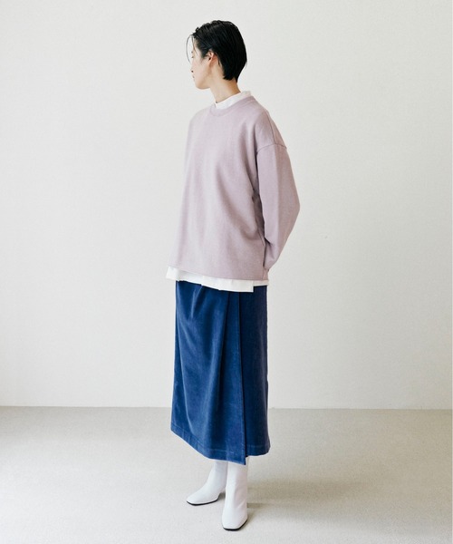 tシャツ UNDECORATED アンデコレイテッド / CO SMOOTH TOP コットンスムースモックネックトップス / UDF21105 レデ UNDECORATED tシャツ アンデコレイテッド / CO SMOOTH TOP