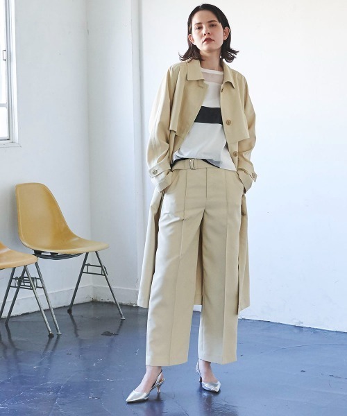 la.f コート トレンチコート レジェールオックストレンチ
