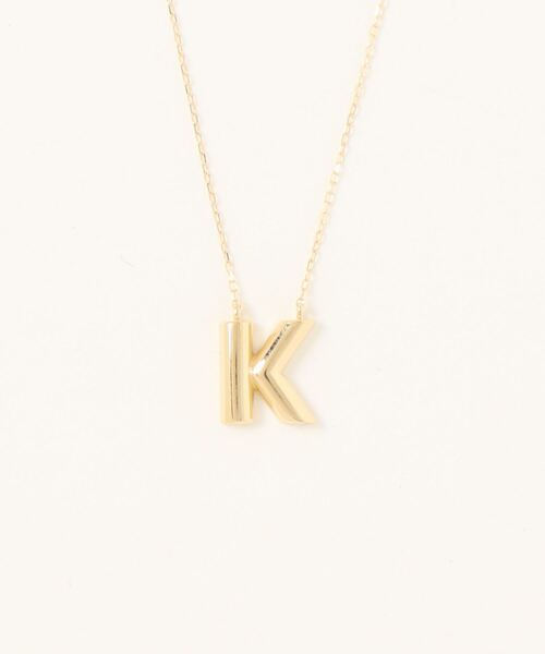 con affetto ネックレス K18イニシャルネックレス レディース con affetto ネックレス K18イニシャルネックレス レディース