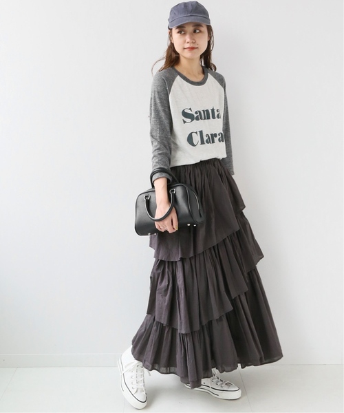 JOURNALSTANDARD relumeコットンボイルレイヤードスカート JOURNAL STANDARD relume スカート 「追加」コットンボイル