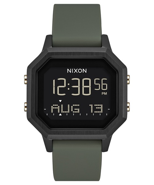 NIXON ニクソン　腕時計　THE SIREN 新品電池　タイドグラフブラック NIXON（ニクソン） 腕時計 「NIXON/ニクソン」Siren/サイレン SS 時計