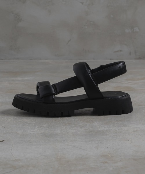 DOOPZ サンダル CHUNKY SOLE LEATHER SANDALS - チャンキー