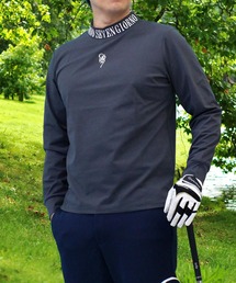 新品★ワイド ハイネック ポロ (XL) 吸水速乾 UV モックネック　ゴルフ 新品☆ワイド ハイネック ポロ (XL) 吸水速乾 UV モックネック ゴルフ