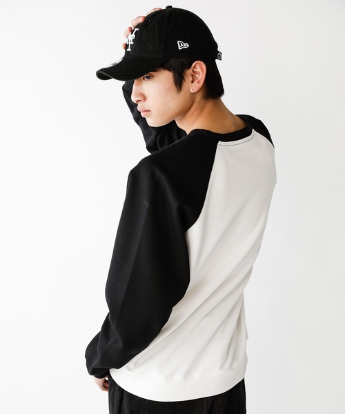 tシャツ 「B-BASIC」 エアスウェットラグランスウェットT レディース メンズ BLACKUP tシャツ 「B-BASIC」 エアスウェットラグランスウェット