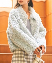 美品SAISON DE PAPILLON ロング ボアコートS 口コミ・レビュー｜モコモコきれいめロングボアコート｜SAISON DE
