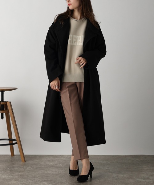 acro（アクロ） コート アウター フェイクウールスタンドカラーマルチ