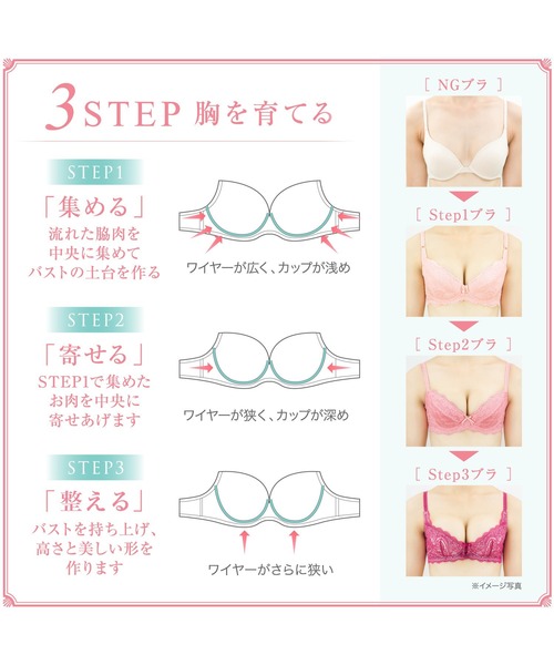 【在庫一掃】 BRADELIS NewYork ローズステップ2ブラ23A1 ブラジャー 下着・アンダーウェア