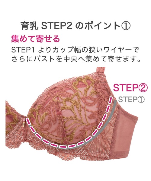 BRADELIS NewYork ブラジャー ローズステップ2ブラ23A1