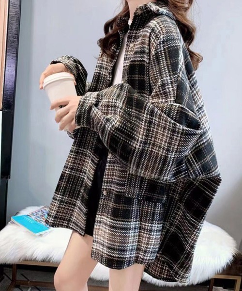 miniministore（ミニミニストア） ブラウス シャツ チェック柄シャツ