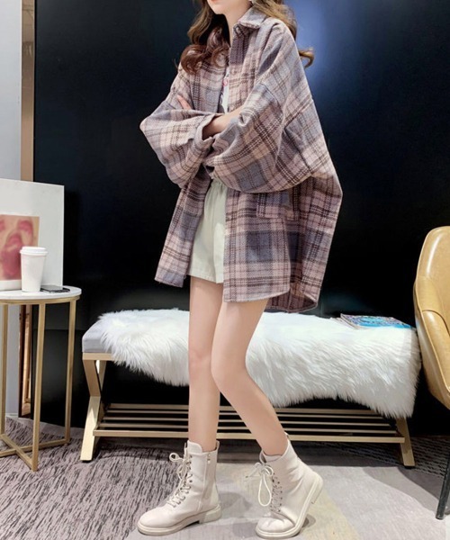 miniministore（ミニミニストア） ブラウス シャツ チェック柄シャツ