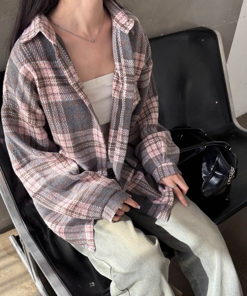 miniministore（ミニミニストア） ブラウス シャツ チェック柄シャツ