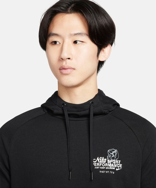 3新品　NIKEパーカー　黒　Ｌ　ブラック×オレンジ　プルオーバー　スウォッシュ 21284095-1.jpg