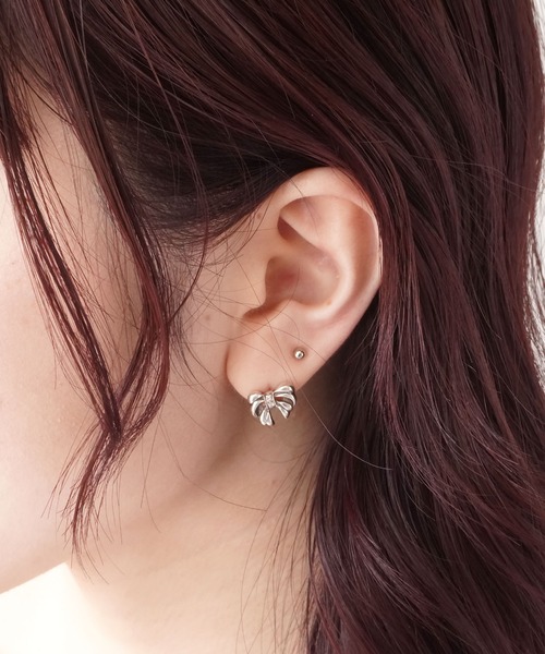 イヤリング 「 ammy. / エイミードット 」 ボールデザイン マグネット