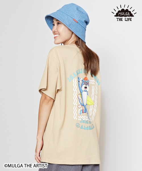 MULGA tシャツ THE LIFE アニマルTシャツ レディース メンズ