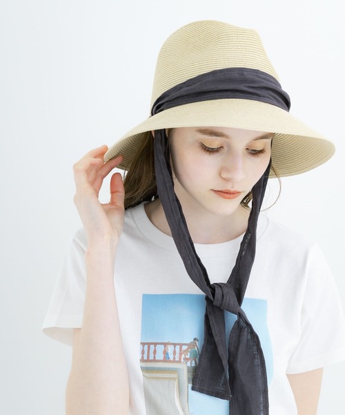 SMELLY 帽子 ハット ペーパーブレードソフトハット レディース