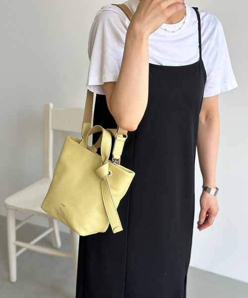 Beau're（ヴュレ） トートバッグ BEAURE カウレザー カラー コンビ