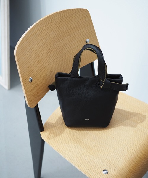 Beau're（ヴュレ） トートバッグ BEAURE カウレザー カラー コンビ