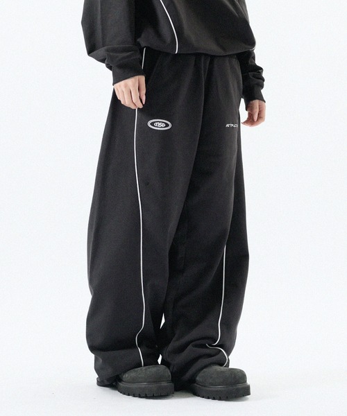 ワイドパンツ スウェットパンツ ジャージ 「SET-UP着用可能」ドロー