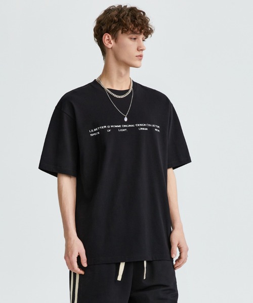 tシャツ MY FRIEND FOREVER BIG Tシャツ レディース メンズ tシャツ 「LILBETTER」英字 フロントロゴ Tシャツ メンズ