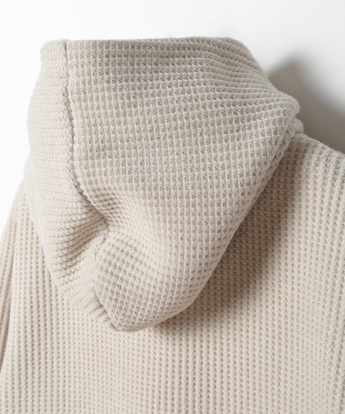 MEN'S BIGI（メンズビギ） パーカー ボリュームネック起毛ワッフル