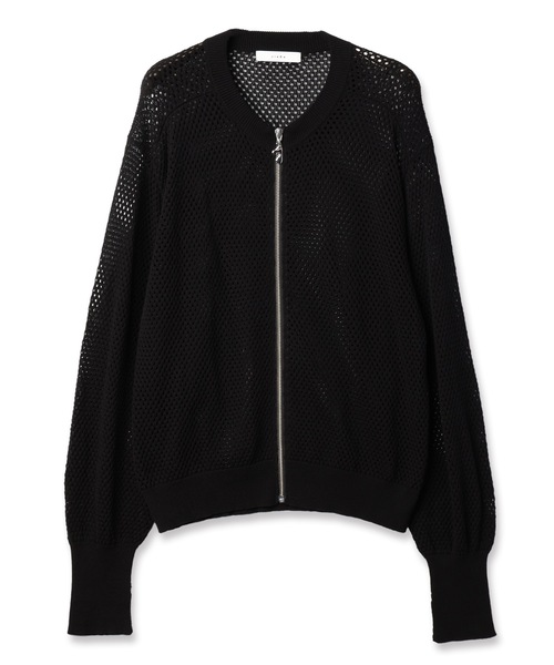 (送料無料)Jieda 23ss MESH ZIP UP KNIT Jieda（ジエダ）の「MESH ZIP UP KNIT（ニット/セーター）」 - WEAR