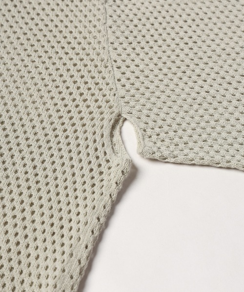 JieDa（ジエダ） カーディガン MESH ZIP CARDIGAN メンズ レディース