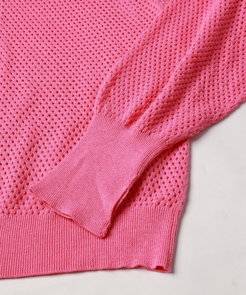JieDa（ジエダ） カーディガン MESH ZIP CARDIGAN メンズ レディース