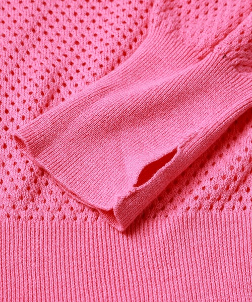 JieDa（ジエダ） カーディガン MESH ZIP CARDIGAN メンズ レディース