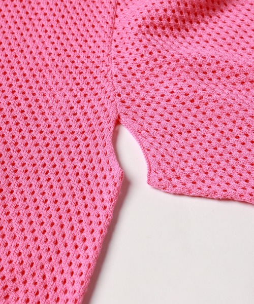 JieDa（ジエダ） カーディガン MESH ZIP CARDIGAN メンズ レディース