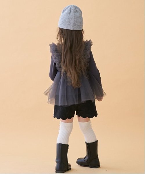 petit main パンツ キルティングショートパンツ キッズ 子供服